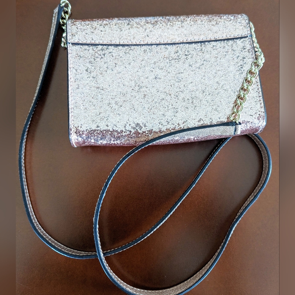 Kate Spade Crossbody - Rose Gold Sparkle - Picture 2 of 3